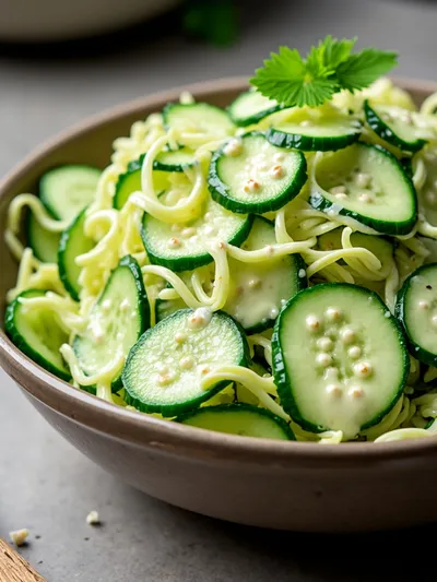 Creamy Cucumber Salad – Quick Healthy Recipe