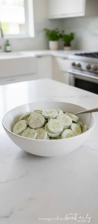 Creamy Cucumber Salad - Easy Low-Carb Side