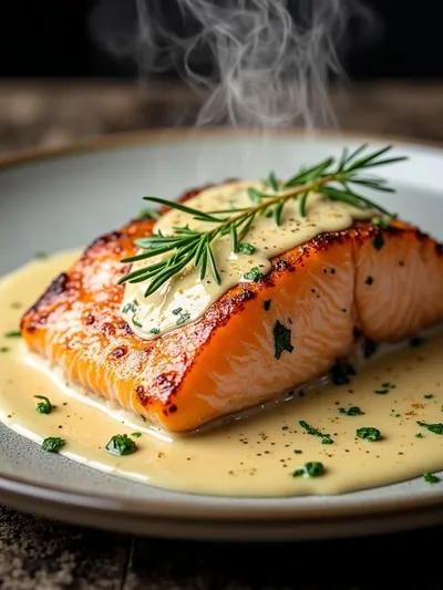 Creamy Garlic Salmon