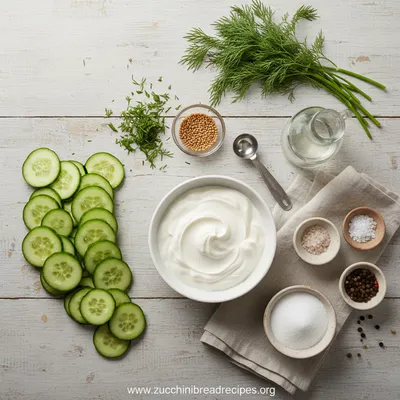 Creamy German Cucumber Salad Recipe - cooking process