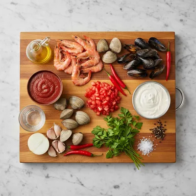 Creamy Seafood and Shrimp Chili – Easy Quick Recipe - cooking process