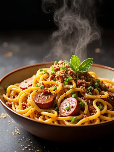 Creamy Spicy Cajun Sausage Pasta – Quick Dinner