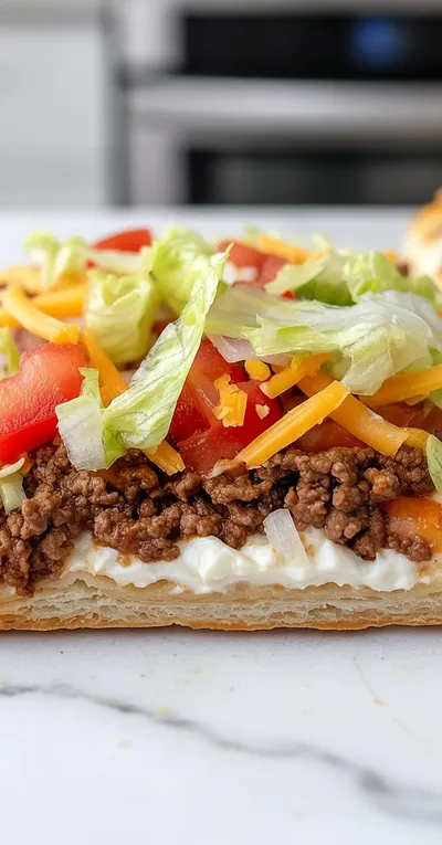 Crescent Roll Taco Pizza – Quick & Easy