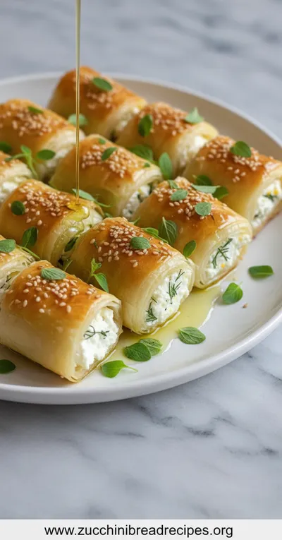 Crispy Feta Rolls – Oven Baked Delight
