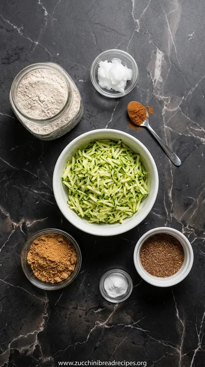 Dairy-Free Zucchini Bread: Best Healthy Recipe - ingredients preparation