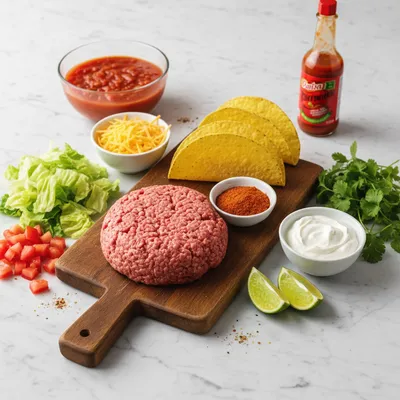 Easy Taco Cups - cooking process