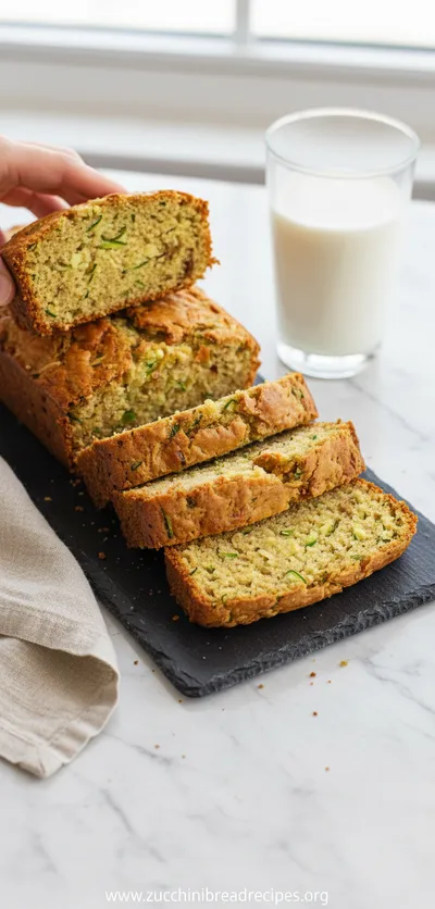 Easy Zucchini Bread Low Sugar Recipe - ready to serve