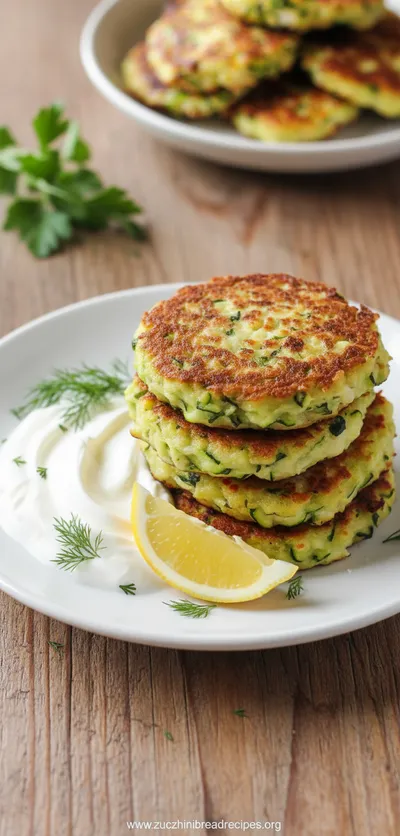 Easy Zucchini Patties Recipe - ready to serve