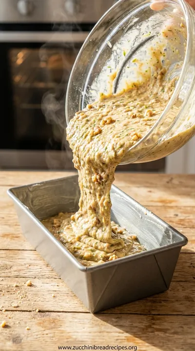 Eggless Zucchini Bread: Moist & Delicious Recipe - cooking process