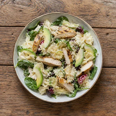 Chicken Pasta Salad With Avocado - ready to serve