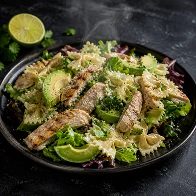 Chicken Pasta Salad With Avocado