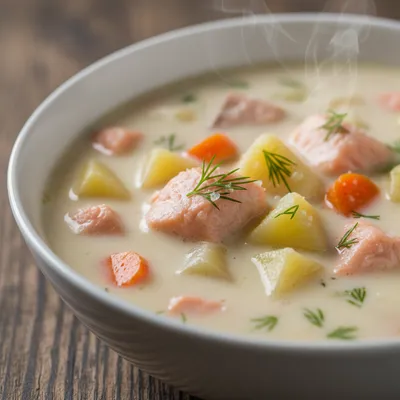Finnish Salmon Soup (Lohikeitto) Recipe
