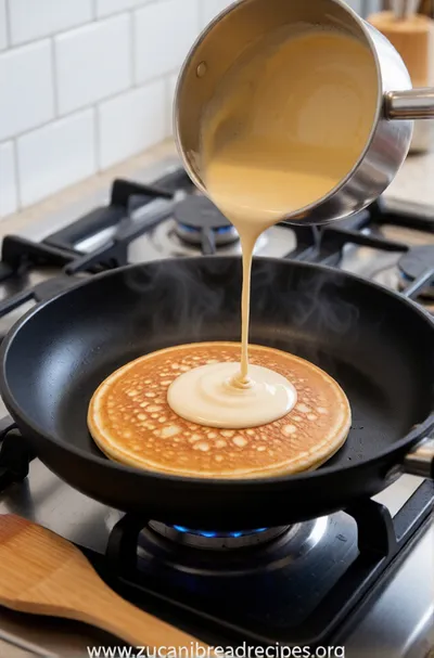 Fluffy American Pancakes – Classic Breakfast - ingredients preparation