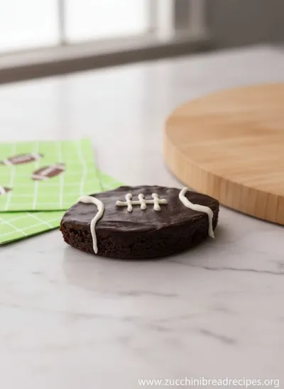 Football Brownies – Fudgy Game Day Treat