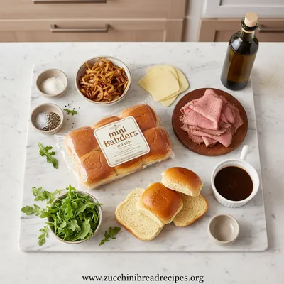 Easy French Dip Sliders Recipe - cooking process