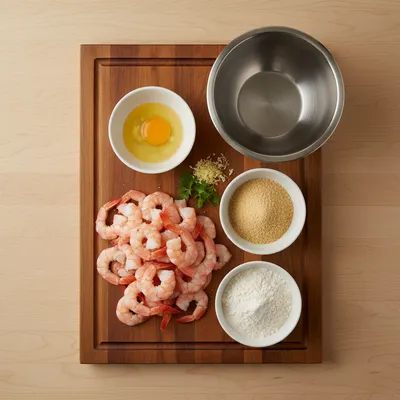 Fried Shrimp Balls: Crispy Seafood Delight - cooking process