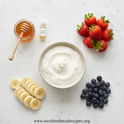 Easy Fruit Dip - cooking process