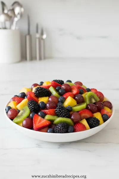 Fruit Salad With Honey Lime Dressing