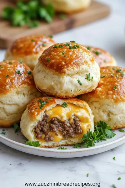 Garlic Parmesan Cheeseburger Bombs – Quick Recipe