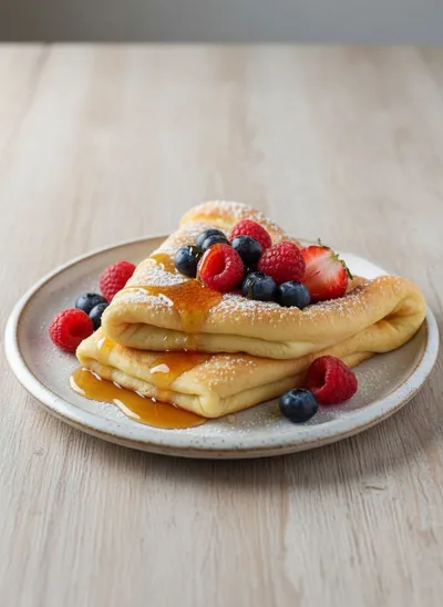 German Pancakes Recipe – Easy Classic Breakfast - ready to serve