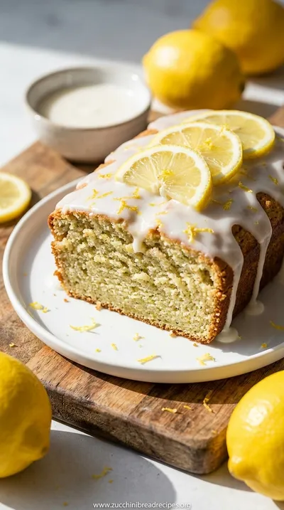 Gluten Free Lemon Zucchini Bread Recipe - ready to serve