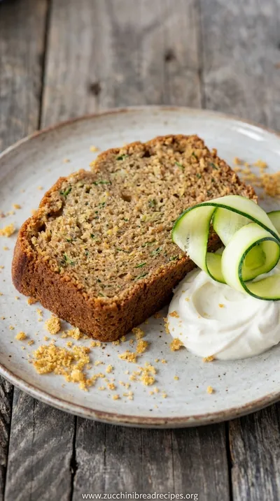 Gluten Free Zucchini Bread Recipe - Dairy Free Option - ready to serve