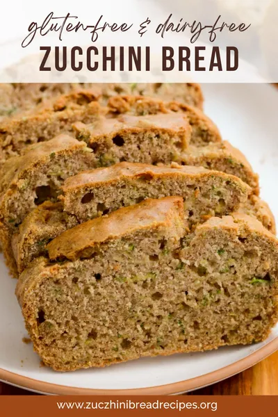 Gluten-Free Zucchini Bread (Dairy-Free) - ready to serve