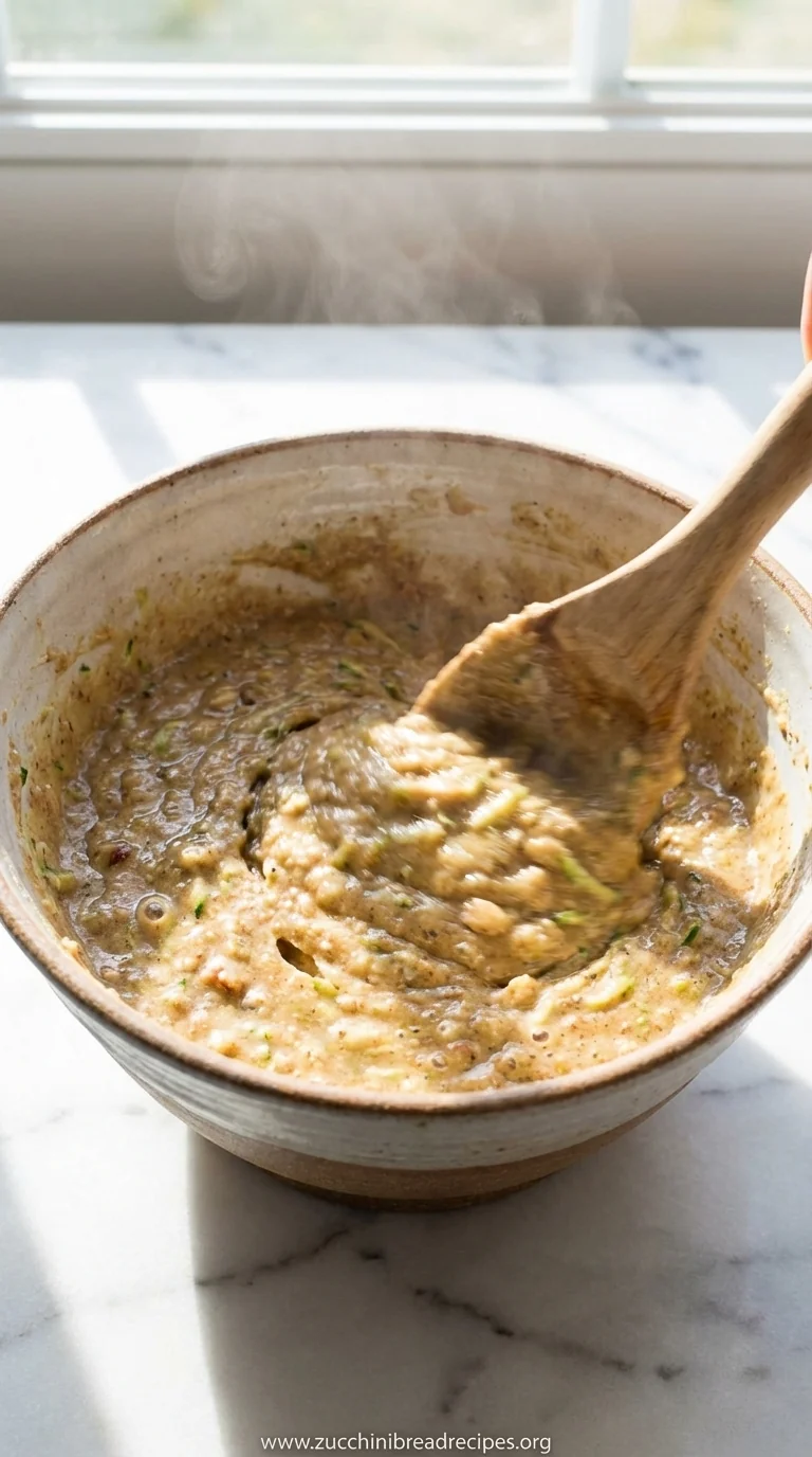 Gluten-Free Zucchini Bread: Moist & Delicious Recipe - cooking process