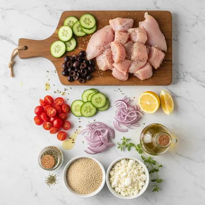 Greek Chicken Bowls – Healthy Meal Prep Delight - cooking process