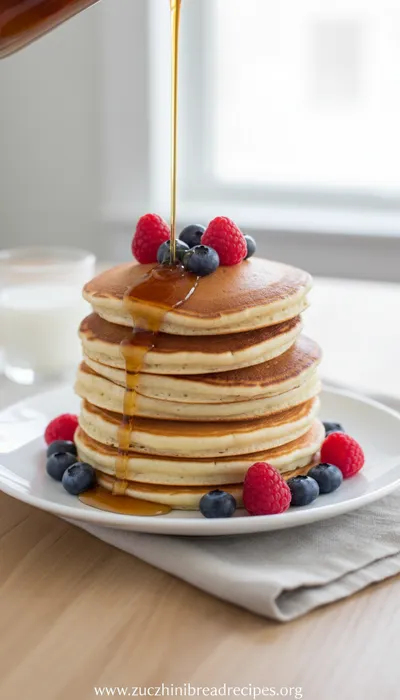 Healthy Fluffy Pancakes For Breakfast