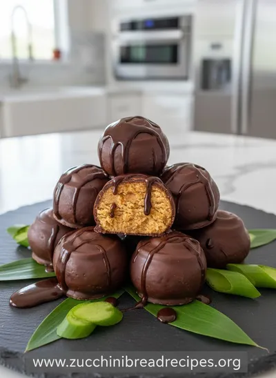 Healthy Peanut Butter Balls - ready to serve