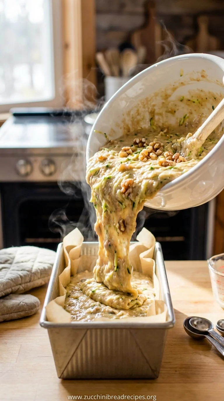 Healthy Zucchini Bread Recipe - Naturally Sweetened - cooking process