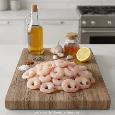 High-Protein Honey Garlic Shrimp - cooking process