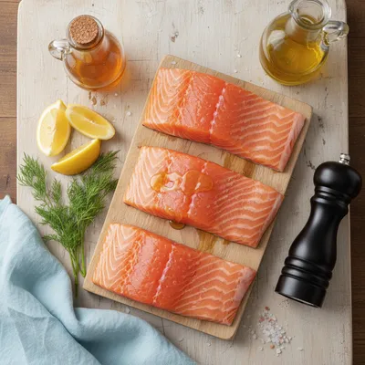 Honey Baked Salmon – A Quick Healthy Delight - cooking process