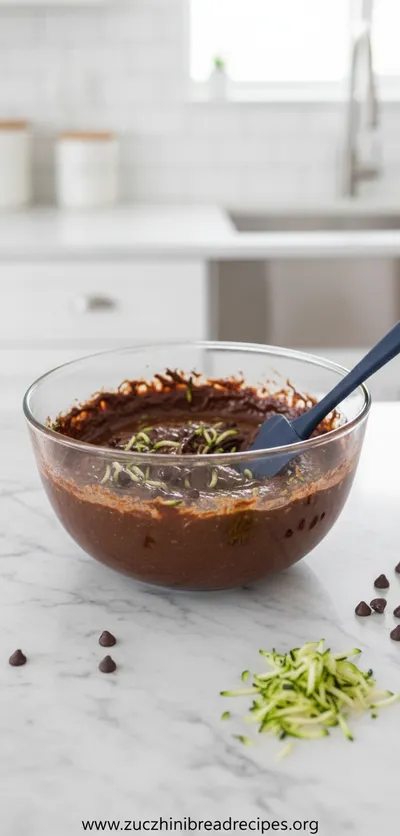 Keto Coconut Flour Double Chocolate Zucchini Bread - ingredients preparation
