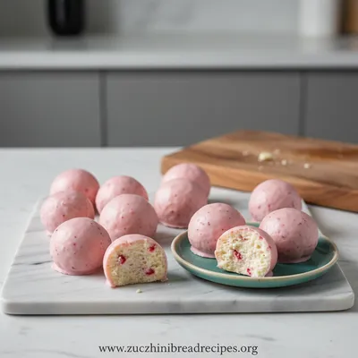 Keto Strawberry Cheesecake Fat Bombs