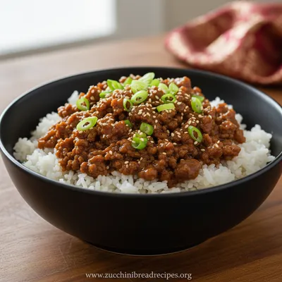 Korean Ground Beef Bowl