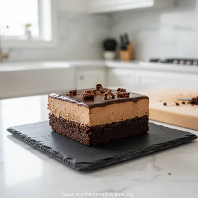 Layered Chocolate Mousse Brownies