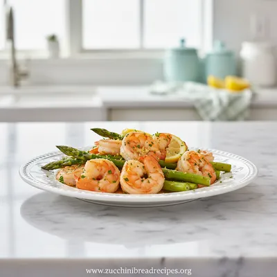Lemon Garlic Shrimp and Asparagus – 20 Minute Quick Meal