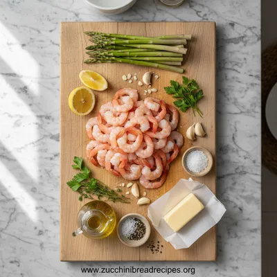 Lemon Garlic Shrimp and Asparagus – 20 Minute Quick Meal - cooking process