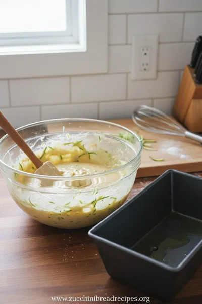Lemon Herb Savory Zucchini Bread Recipe - ingredients preparation