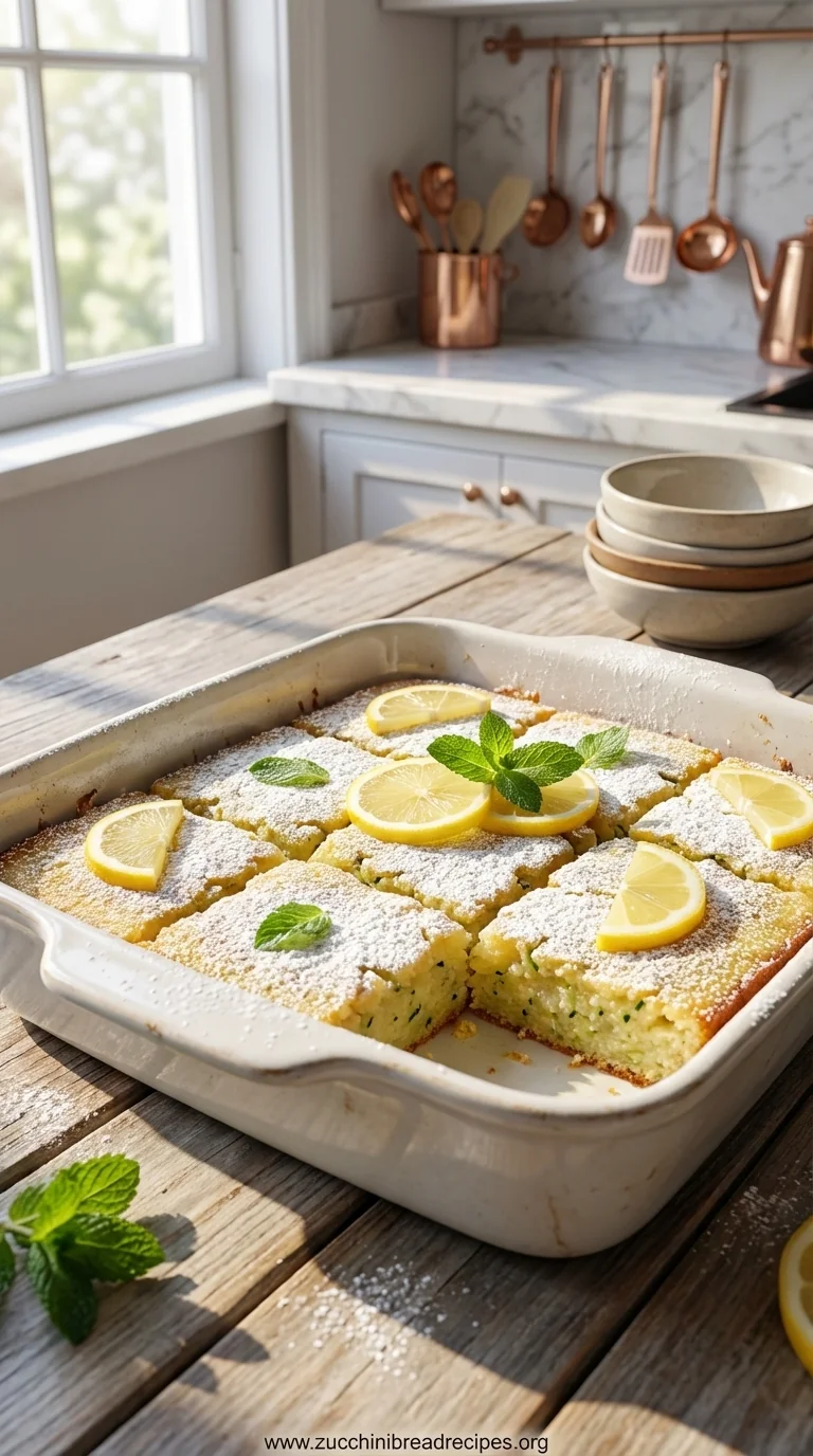 Lemon Zucchini Bars: A Sweet and Tangy Dessert