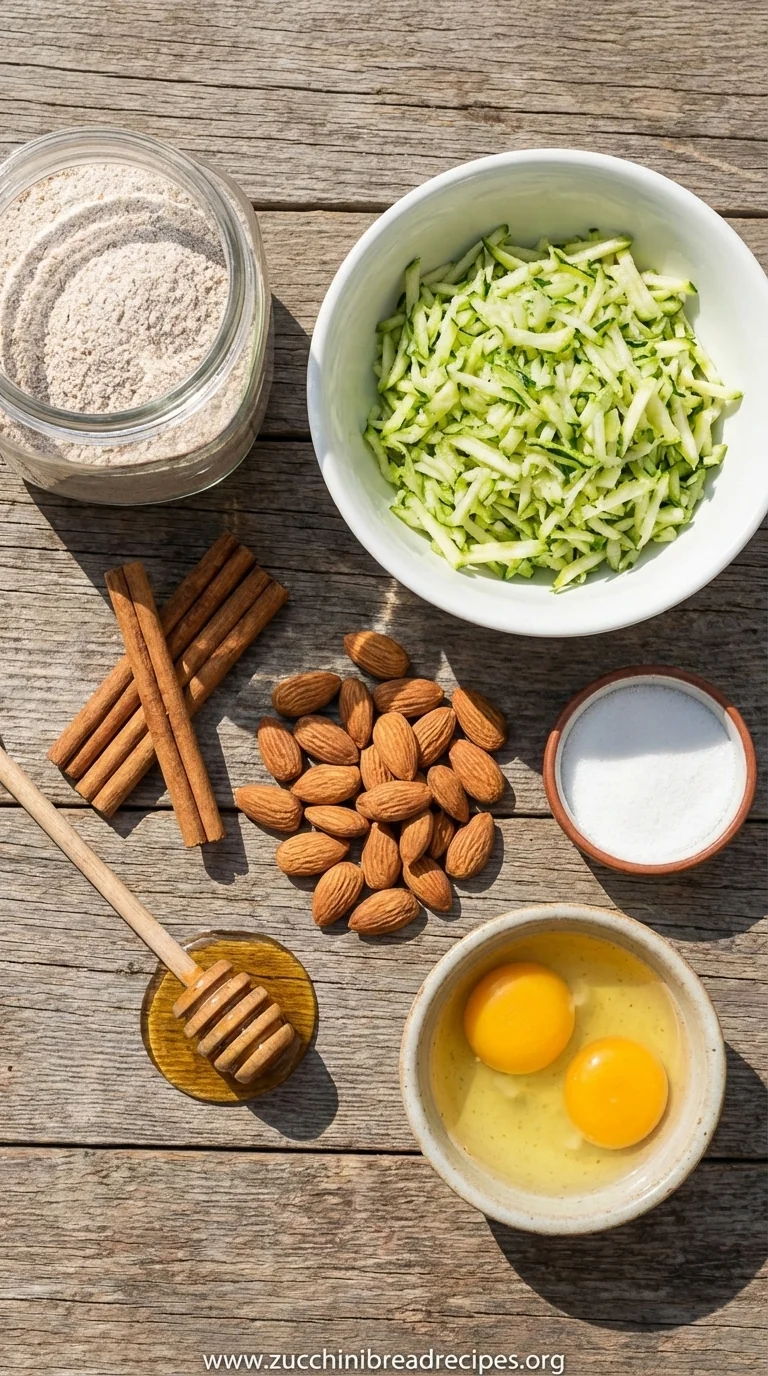 Low Sugar Zucchini Bread: Healthy and Amazing Recipe - ingredients preparation