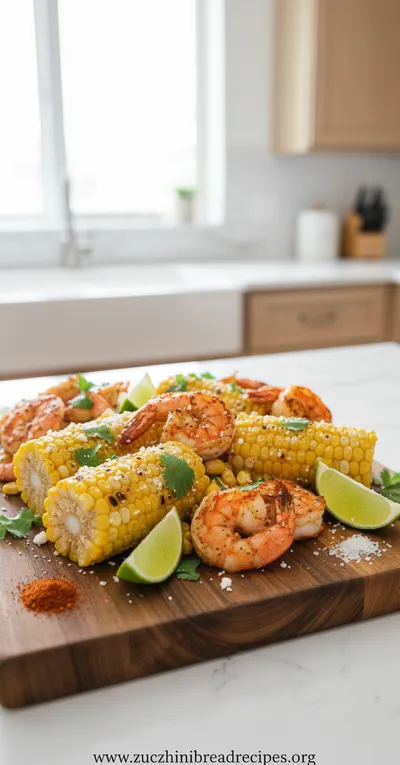 Mexican Street Corn and Shrimp