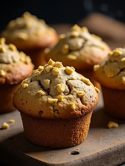 Moist Banana Bread Muffins