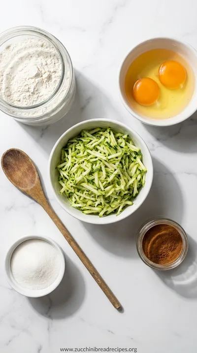 Moist Zucchini Bread Recipe: Super Moist & Delicious - ingredients preparation