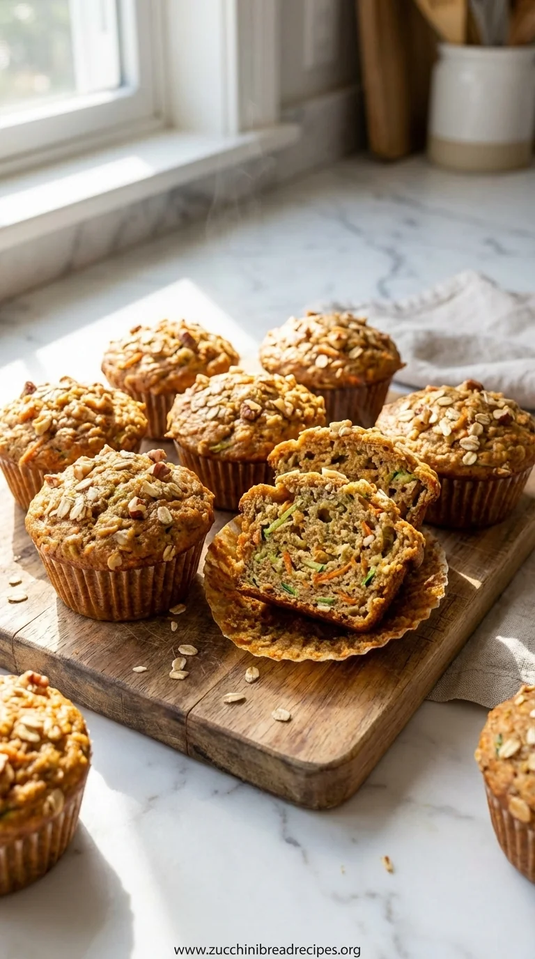 Easy Morning Glory Zucchini Muffins: Healthy Breakfast Recipe