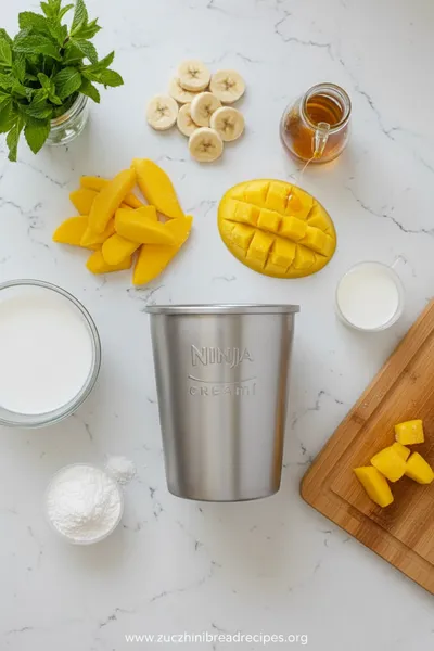 Easy Ninja Creami Dole Whip Ice Cream - cooking process