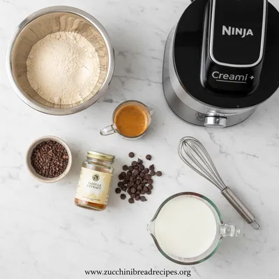 Ninja Creami Mocha Espresso Protein Ice Cream - cooking process
