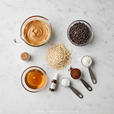 No-Bake Chocolate Peanut Butter Protein Balls - cooking process